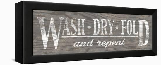 Wash Dry Fold-N. Harbick-Framed Premier Image Canvas