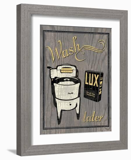 Wash - Gray-N. Harbick-Framed Art Print