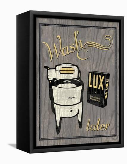 Wash - Gray-N. Harbick-Framed Stretched Canvas