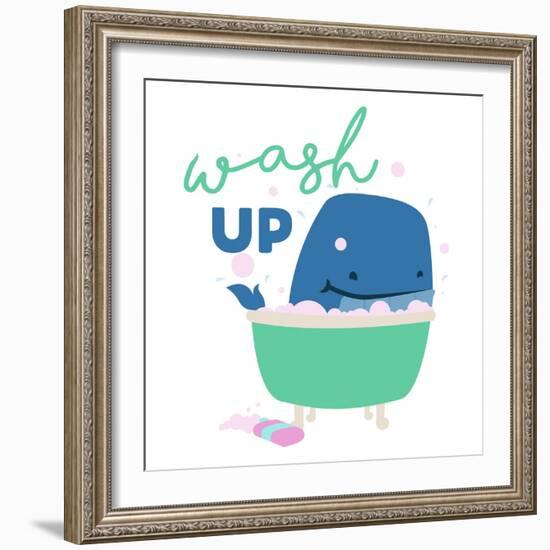 Wash Up-Jace Grey-Framed Art Print