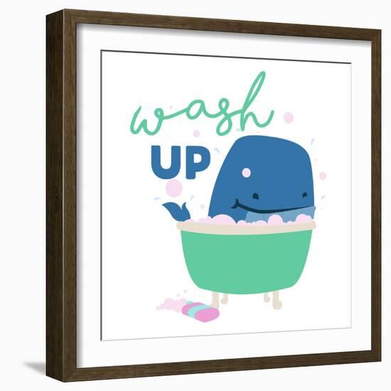 Wash Up-Jace Grey-Framed Art Print