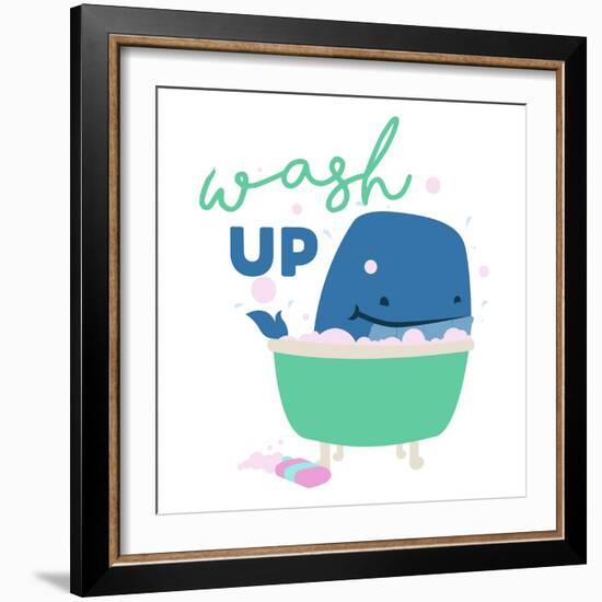 Wash Up-Jace Grey-Framed Art Print