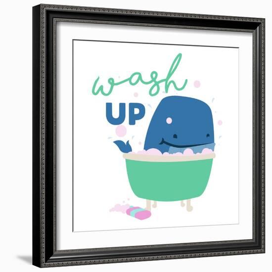 Wash Up-Jace Grey-Framed Art Print