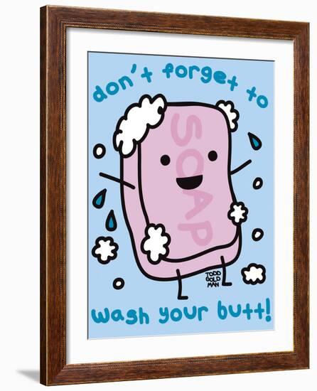 Wash Your Butt-Todd Goldman-Framed Giclee Print