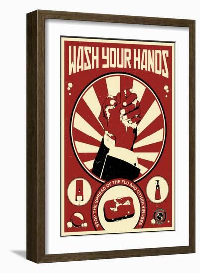 Wash Your Hands-Steve Thomas-Framed Giclee Print