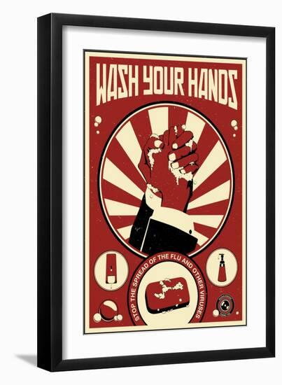 Wash Your Hands-Steve Thomas-Framed Giclee Print