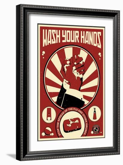 Wash Your Hands-Steve Thomas-Framed Giclee Print