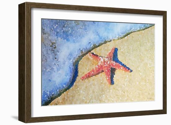 Washed on Shore-Denise Brown-Framed Art Print