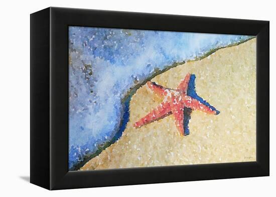 Washed on Shore-Denise Brown-Framed Stretched Canvas