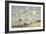 Washerwoman Near Trouville, c.1872-6-Eugene Louis Boudin-Framed Giclee Print