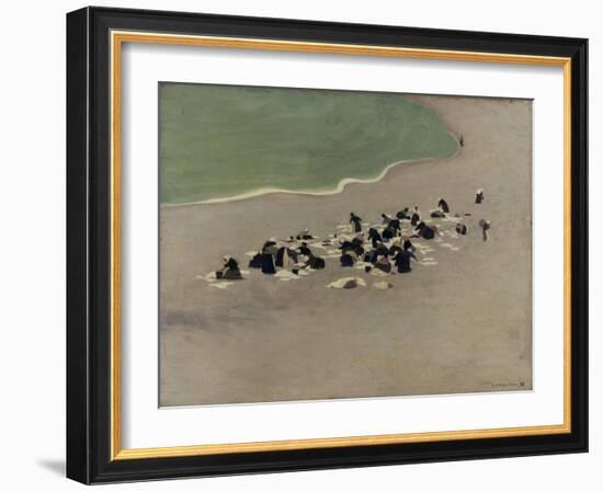 Washerwomen, 1899-F?lix Vallotton-Framed Giclee Print