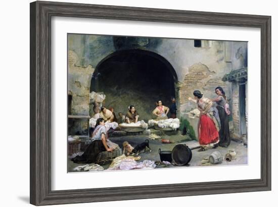 Washerwomen Disputing, 1871-Jose-Jimenes Aranda-Framed Giclee Print