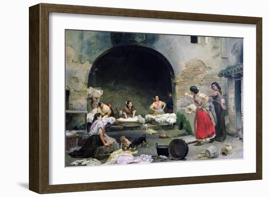 Washerwomen Disputing, 1871-Jose-Jimenes Aranda-Framed Giclee Print