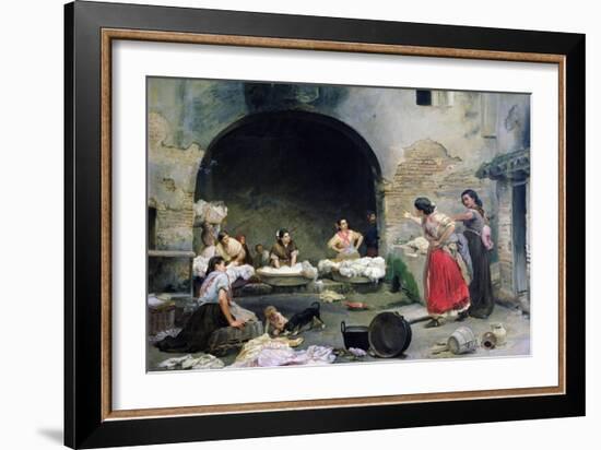 Washerwomen Disputing, 1871-Jose-Jimenes Aranda-Framed Giclee Print