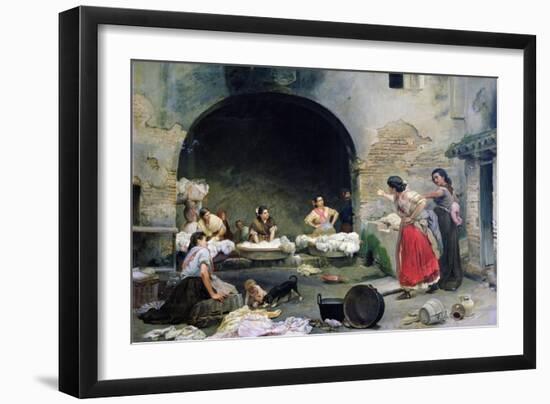 Washerwomen Disputing, 1871-Jose-Jimenes Aranda-Framed Giclee Print