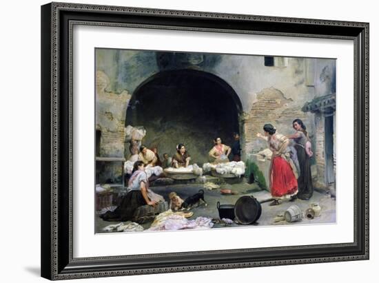 Washerwomen Disputing, 1871-Jose-Jimenes Aranda-Framed Giclee Print