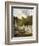 Washerwomen in a Park-Hubert Robert-Framed Giclee Print