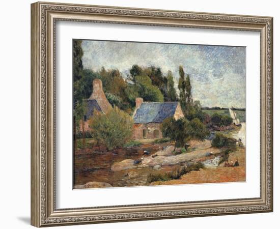 Washerwomen-Paul Gauguin-Framed Giclee Print