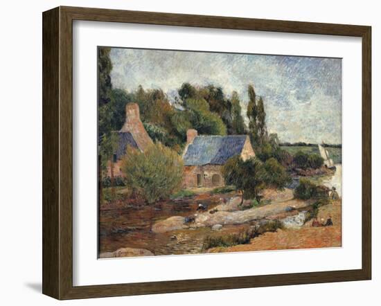 Washerwomen-Paul Gauguin-Framed Giclee Print