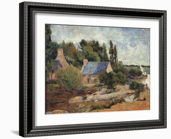 Washerwomen-Paul Gauguin-Framed Giclee Print