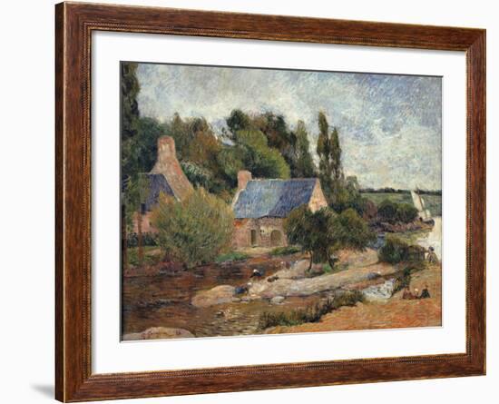 Washerwomen-Paul Gauguin-Framed Giclee Print