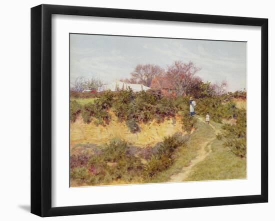 Washing Day at Sandhills, Witley-Helen Allingham-Framed Giclee Print