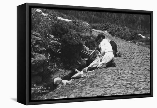 Washing Day in Madeira, Portugal, C1920S-C1930S-null-Framed Premier Image Canvas