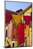 Washing Day, Laundry Drying, Castello, Venice, UNESCO World Heritage Site, Veneto, Italy, Europe-Guy Thouvenin-Mounted Photographic Print