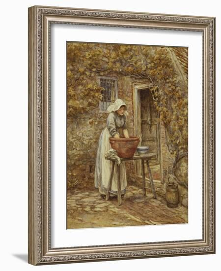 Washing Day-Helen Allingham-Framed Giclee Print