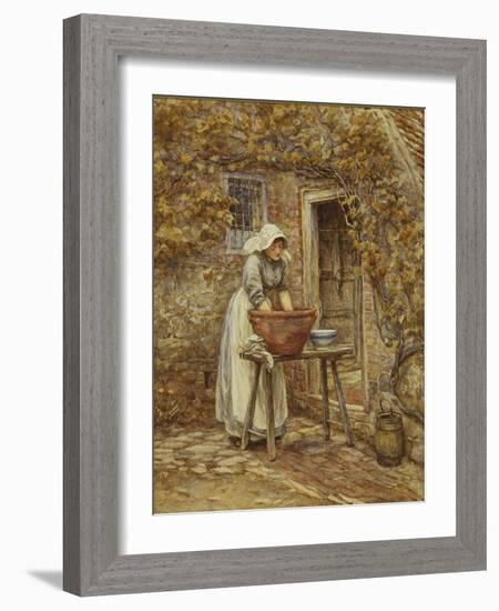 Washing Day-Helen Allingham-Framed Giclee Print