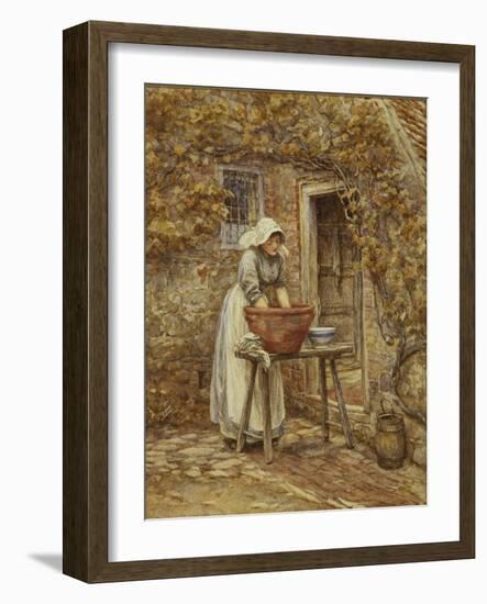 Washing Day-Helen Allingham-Framed Giclee Print