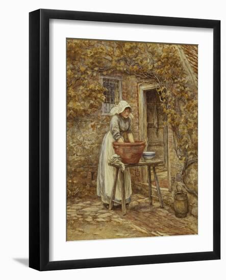 Washing Day-Helen Allingham-Framed Giclee Print