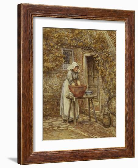 Washing Day-Helen Allingham-Framed Giclee Print