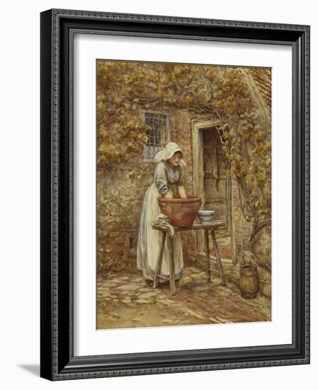 Washing Day-Helen Allingham-Framed Giclee Print