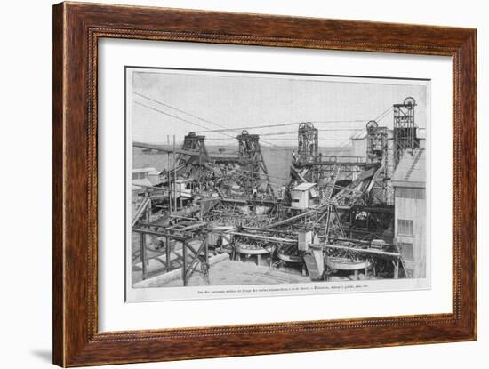 Washing Equipment for the Diamonds of de Beer's Mines in South Africa-null-Framed Art Print