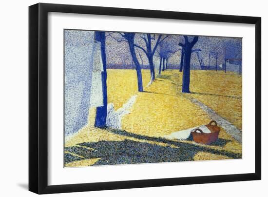 Washing in the Sun, 1905-Giuseppe Pellizza da Volpedo-Framed Giclee Print