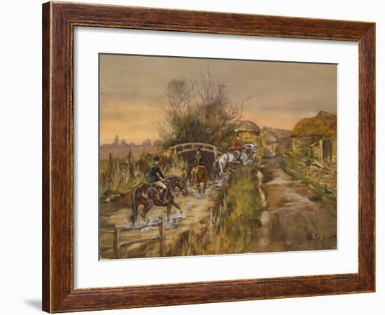 Washing Off-John King-Framed Premium Giclee Print