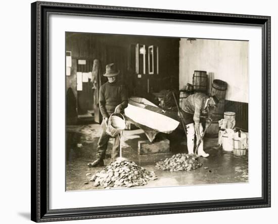 Washing Oysters-null-Framed Photographic Print