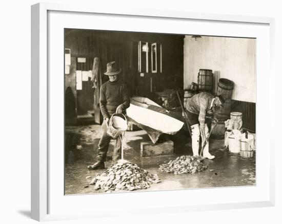 Washing Oysters-null-Framed Photographic Print