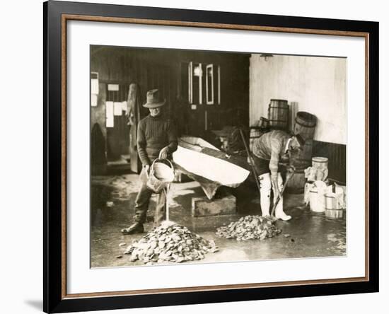 Washing Oysters-null-Framed Photographic Print