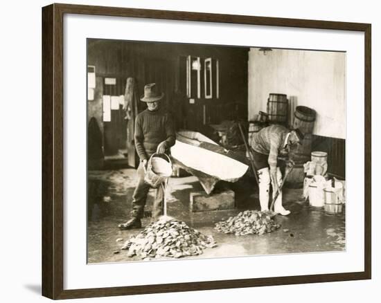 Washing Oysters-null-Framed Photographic Print