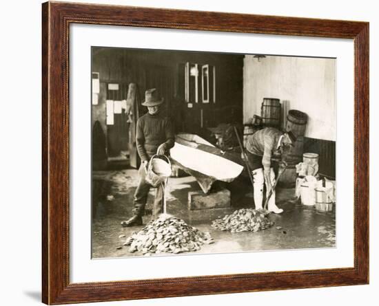 Washing Oysters-null-Framed Photographic Print
