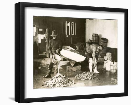 Washing Oysters-null-Framed Photographic Print