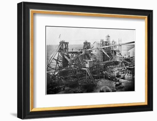 Washing plant at De Beers diamond mines, Kimberley, South Africa, c1900.  Artist: Anon-Anon-Framed Photographic Print