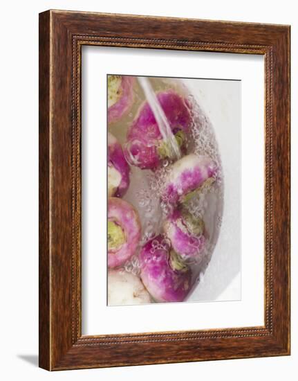 Washing Turnips-Foodcollection-Framed Photographic Print