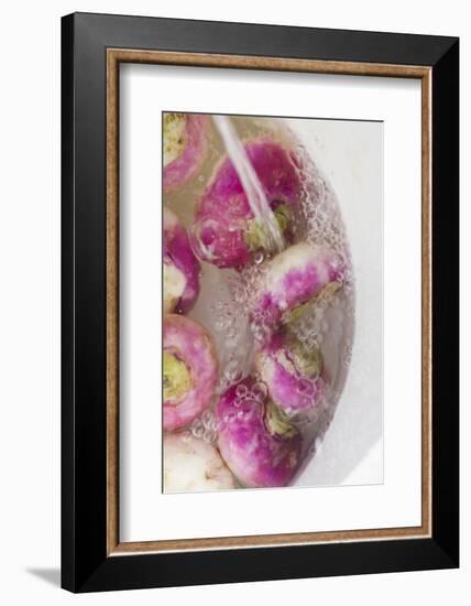 Washing Turnips-Foodcollection-Framed Photographic Print