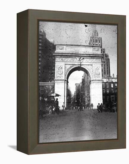 Washington Arch in Plenachrome-Evan Morris Cohen-Framed Premier Image Canvas