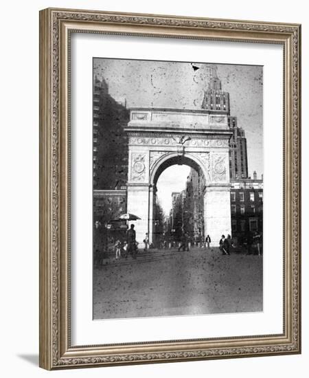 Washington Arch in Plenachrome-Evan Morris Cohen-Framed Photographic Print