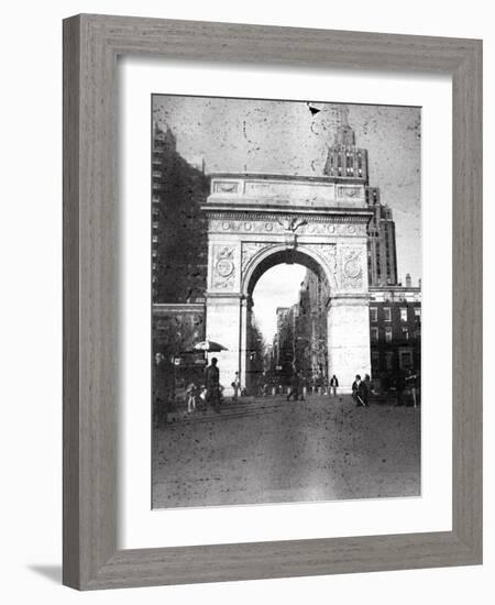 Washington Arch in Plenachrome-Evan Morris Cohen-Framed Photographic Print