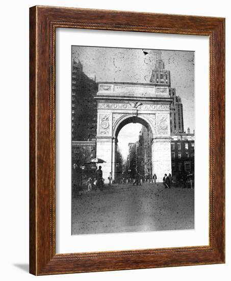 Washington Arch in Plenachrome-Evan Morris Cohen-Framed Photographic Print